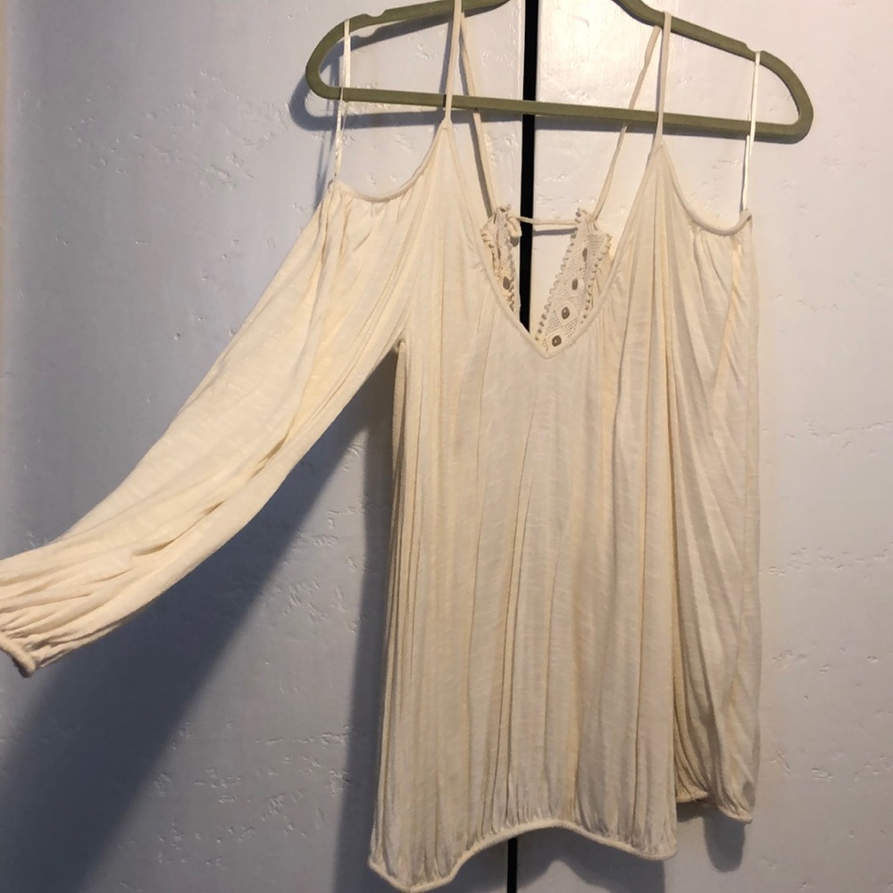 Free People off the shoulder top.